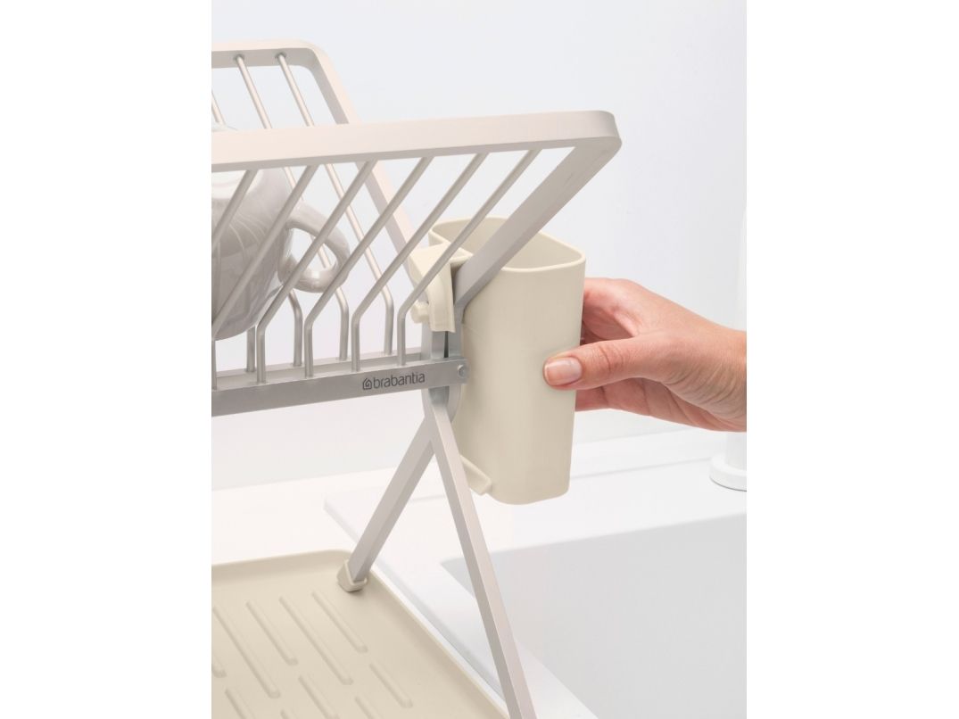 Brabantia 252082, Opvaskestativ, Stativ, Bordplade, Tallerkner, Beige, Aluminium billede 3