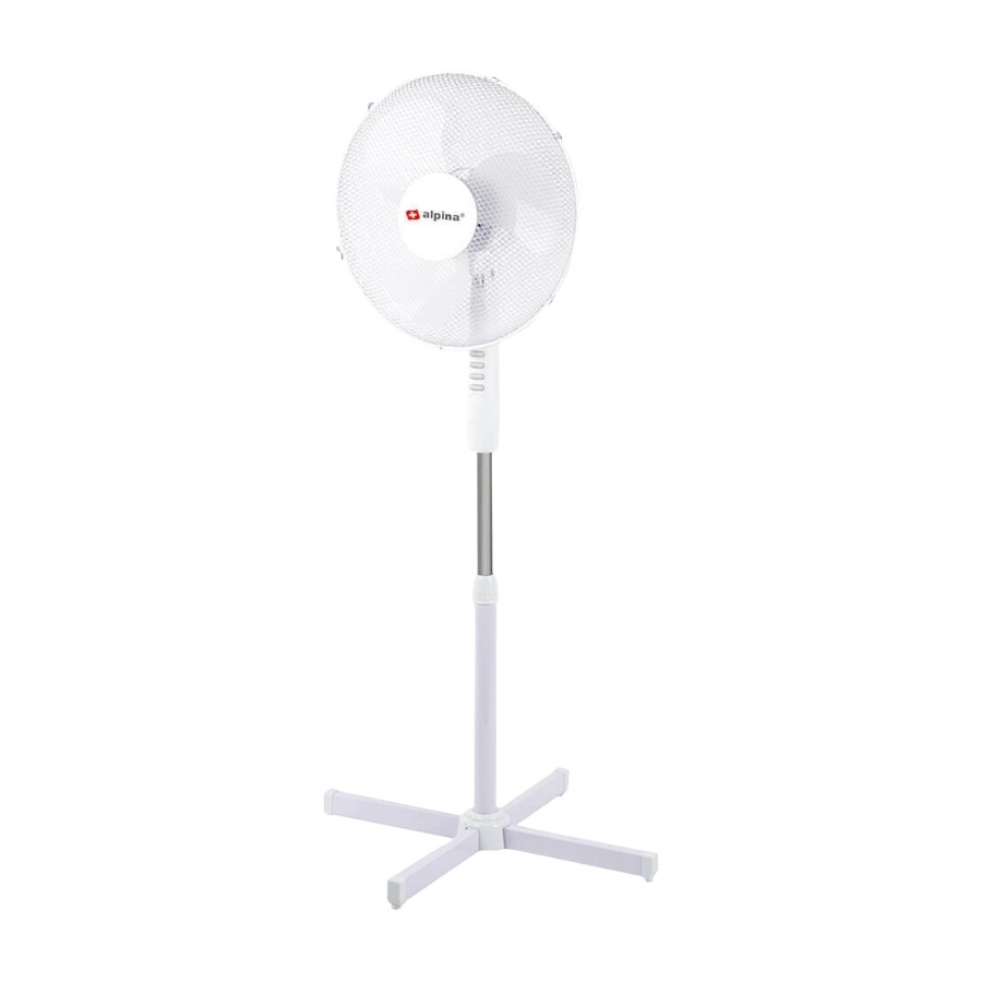 Alpina Stand gulvventilator 40 cm, hvid billede 2