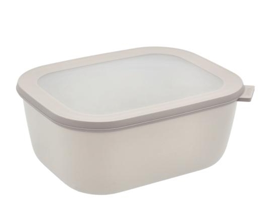 Mepal Cirqula Skål m/låg - Nordic White - 3000 ml.