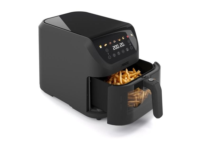 Princess 182476, Varmluftsteger, 8 L, 80 °C, 200 °C, 60 min., Enkelt