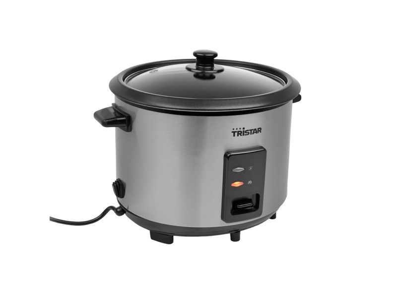 Tristar RK-6148, Sort, Sølv, 1,8 L, Knapper, 0,8 m, Rustfrit stål, Glas
