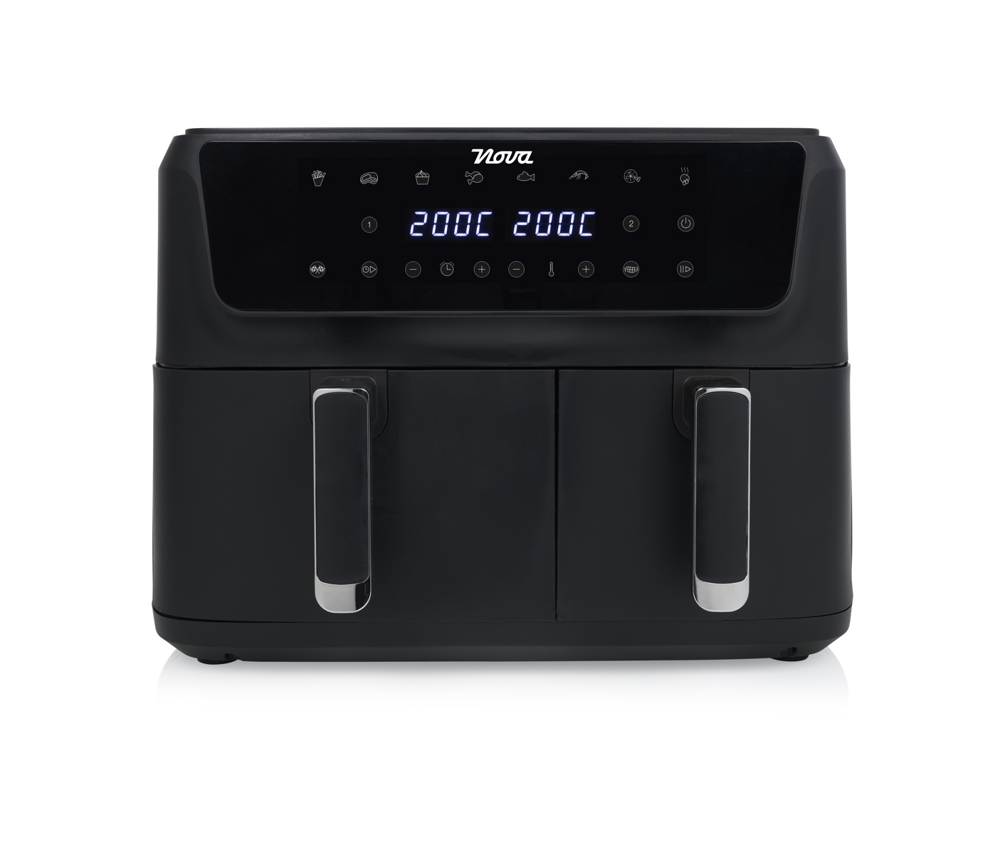 Nova 182470 Airfryer Dobbelt Skuffe 6.5l +4.5l Airfryer