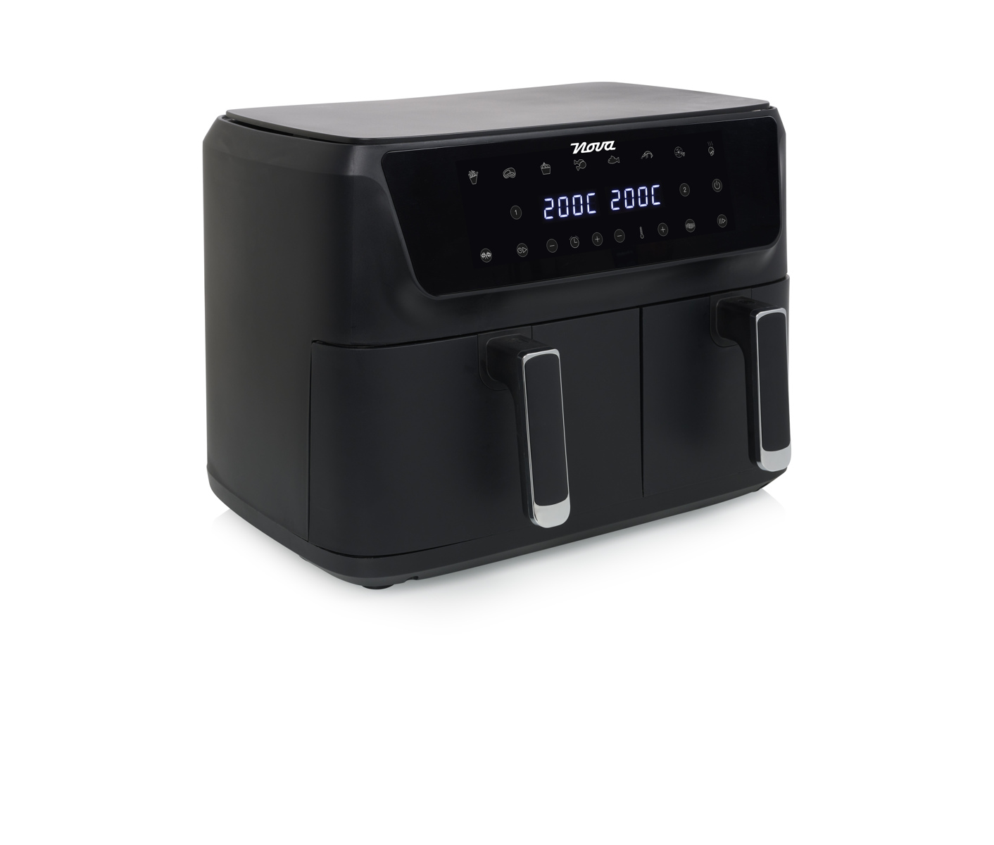 Nova 182470 Airfryer Dobbelt Skuffe 6.5l +4.5l Airfryer