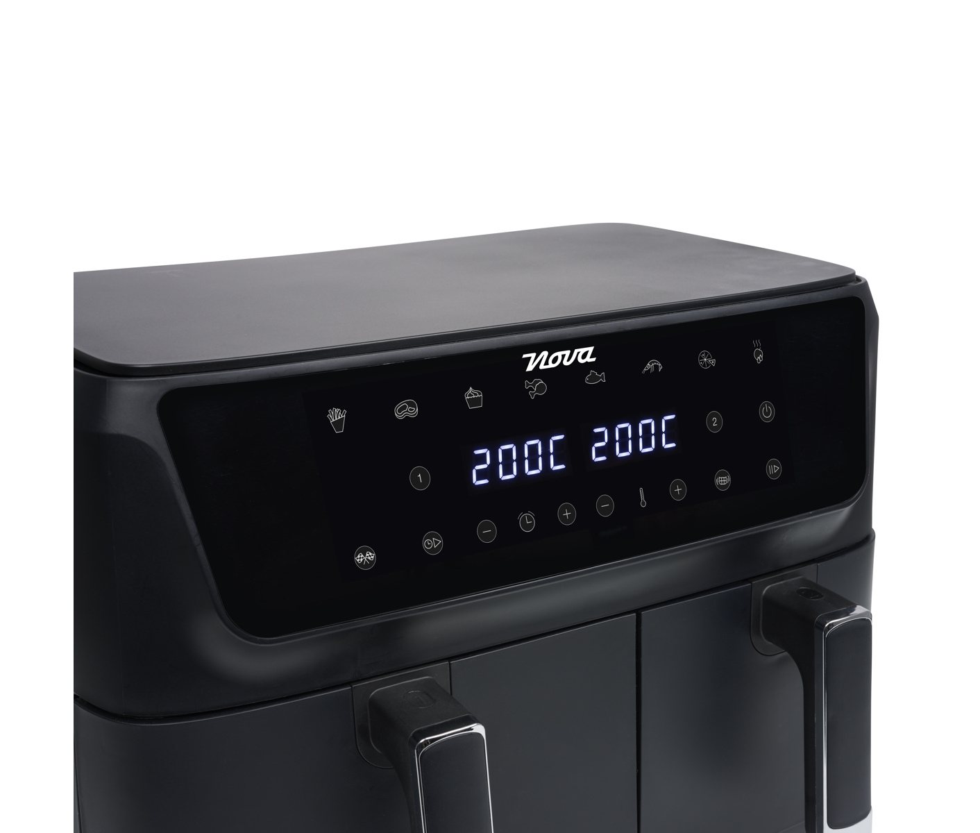 Nova 182470 Airfryer Dobbelt Skuffe 6.5l +4.5l Airfryer