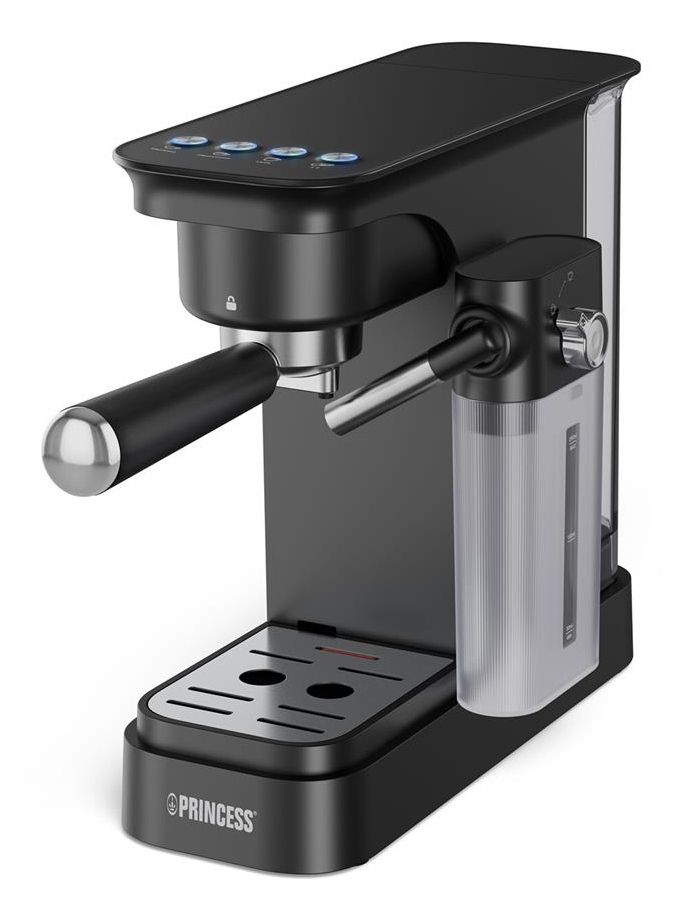 Princess 249422, Espressomaskine, 0,8 L, Malet kaffe, 1400 W, Sort billede 1