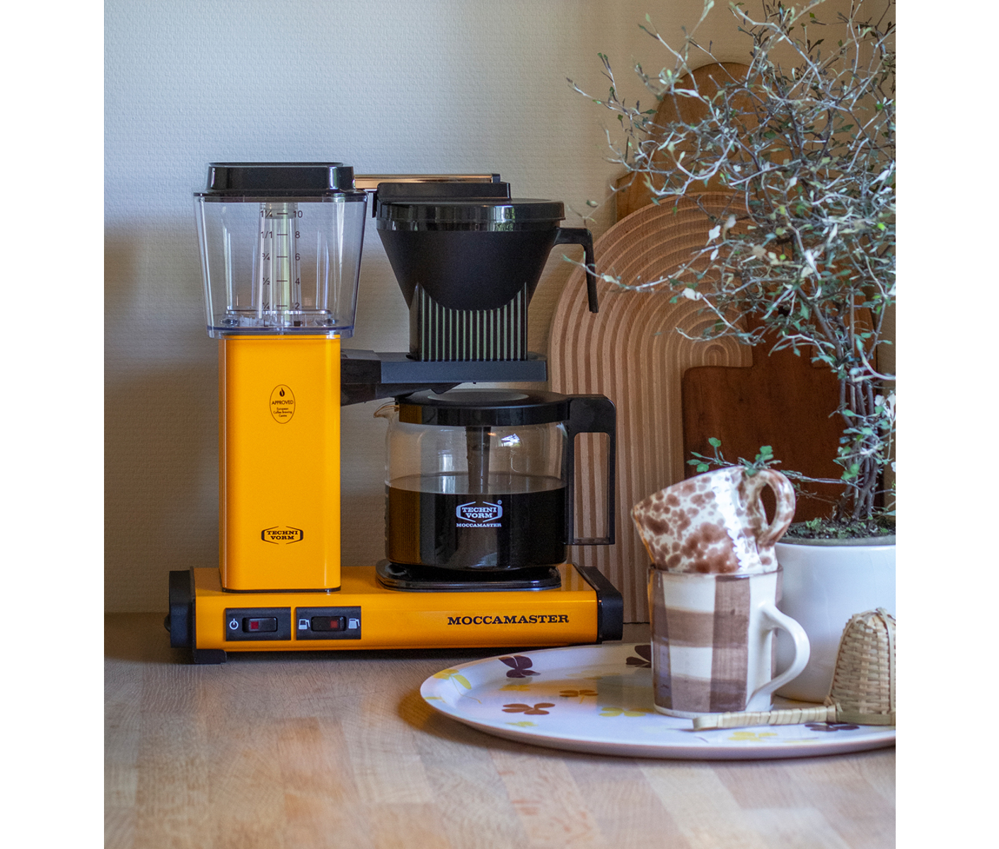 Moccamaster Optio kaffemaskine, Yellow Pepper