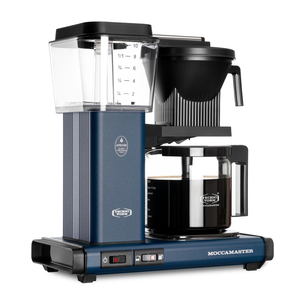 Moccamaster Optio kaffemaskine midnight blue