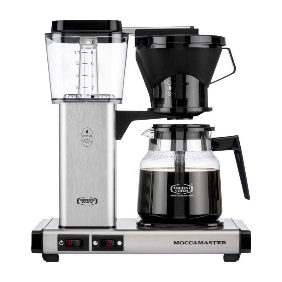 Moccamaster Manual kaffemaskine, Brushed Silver billede 1
