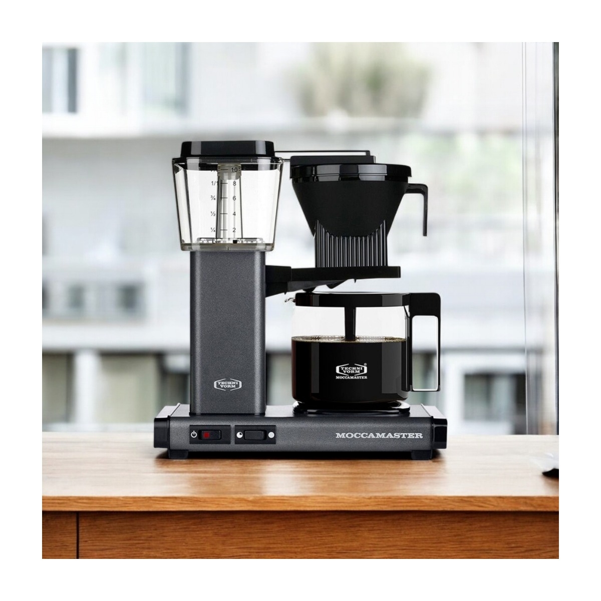 Moccamaster Automatic kaffemaskine, Stone Grey billede 4