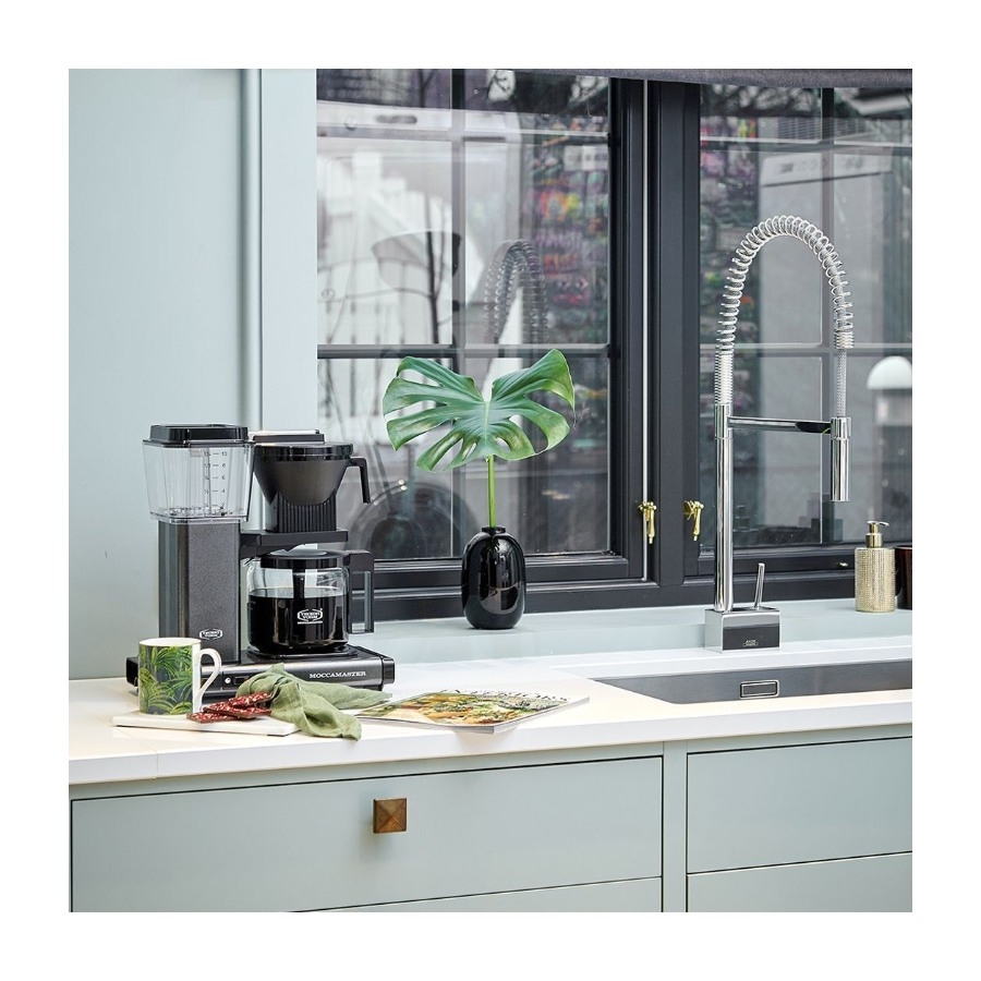 Moccamaster Automatic kaffemaskine, Stone Grey billede 8