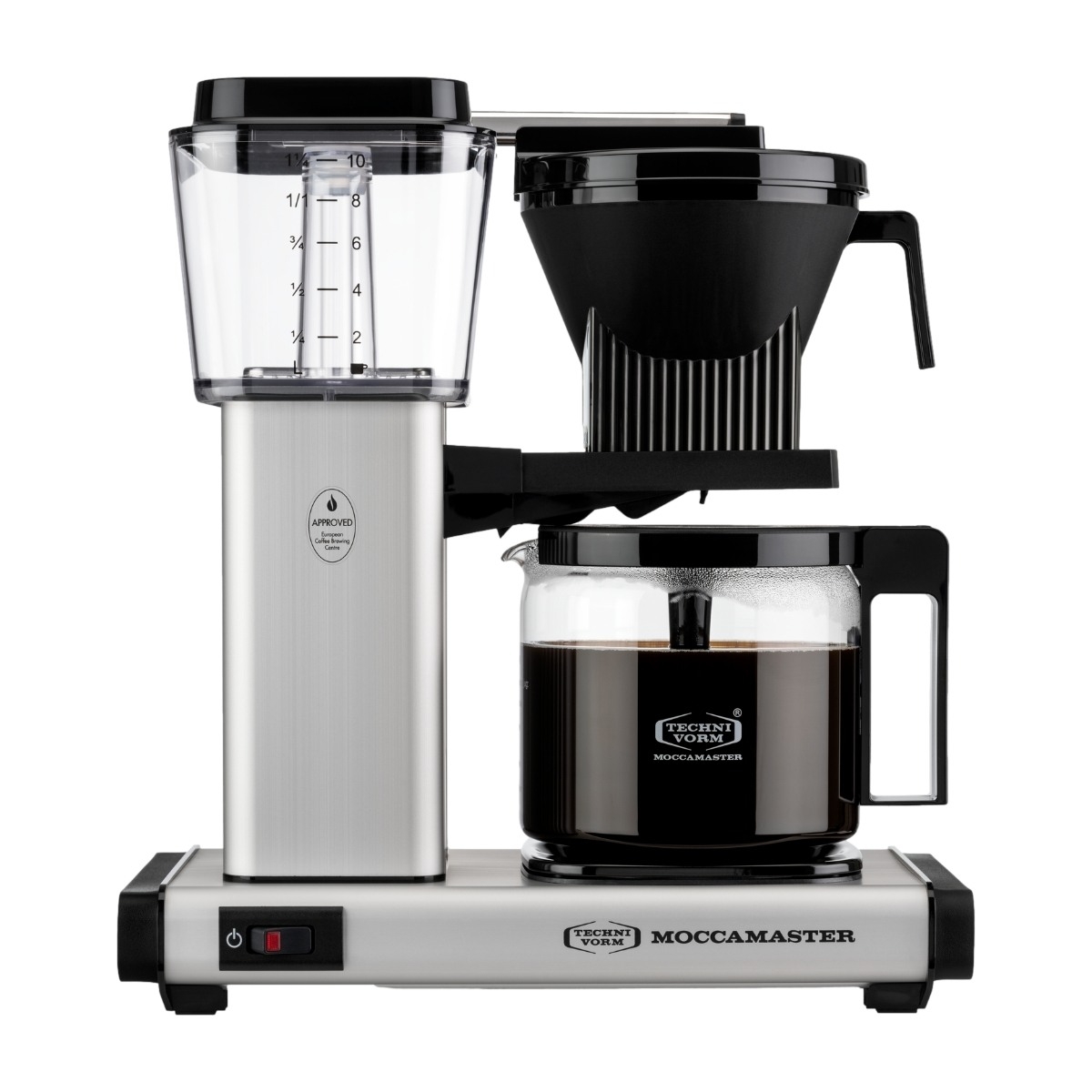 Moccamaster Oneswitch kaffemaskine, Matte Silver billede 1