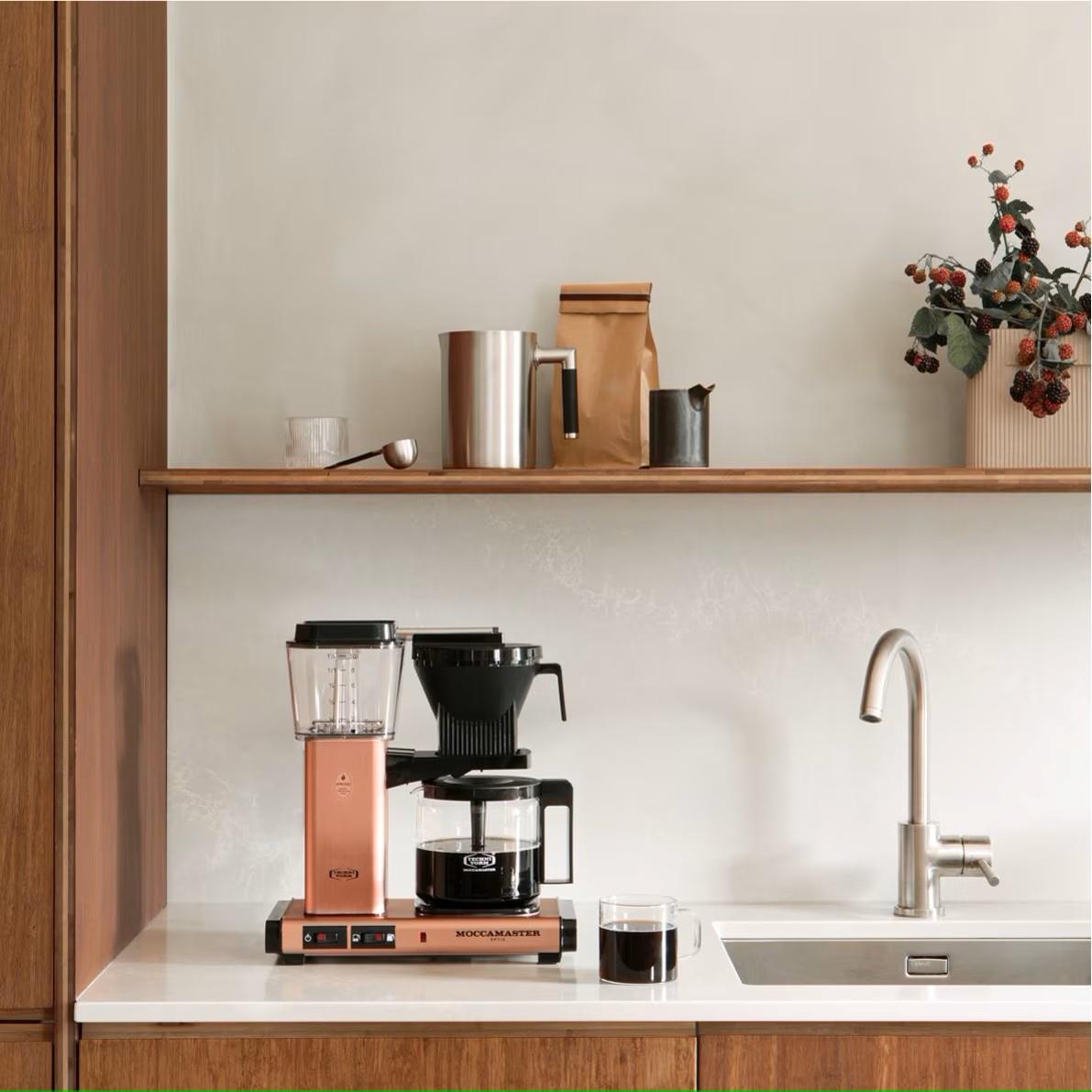 Moccamaster Optio Kaffemaskine - 53612 Rose Gold billede 3