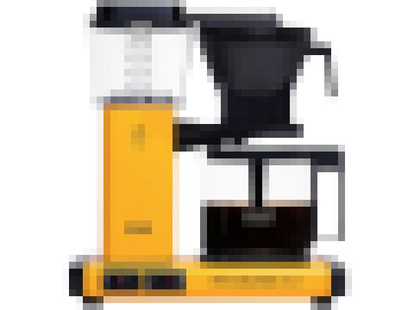 Moccamaster KBG Select Yellow Pepper, Dråbe kaffemaskine, 1,25 L, Malet kaffe, 1520 W, Sort, Gul
