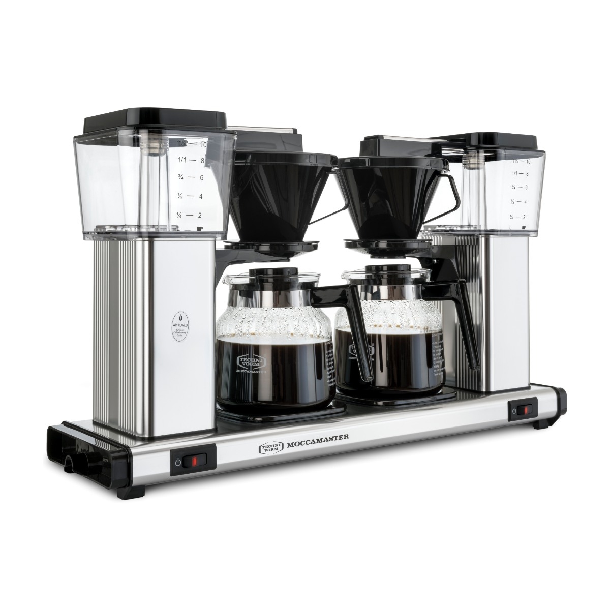 Moccamaster Manual Double kaffemaskine, Silver