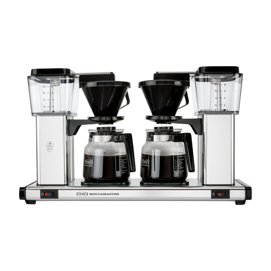 Moccamaster Manual Double kaffemaskine, Silver