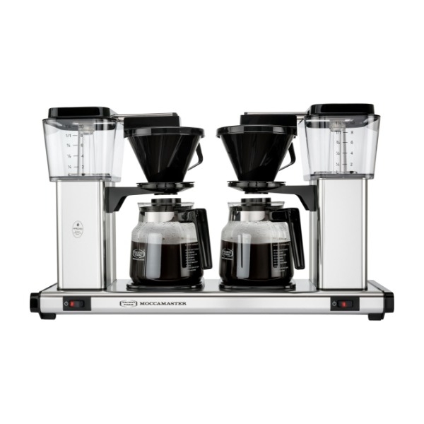 Moccamaster Manual Double kaffemaskine, Silver