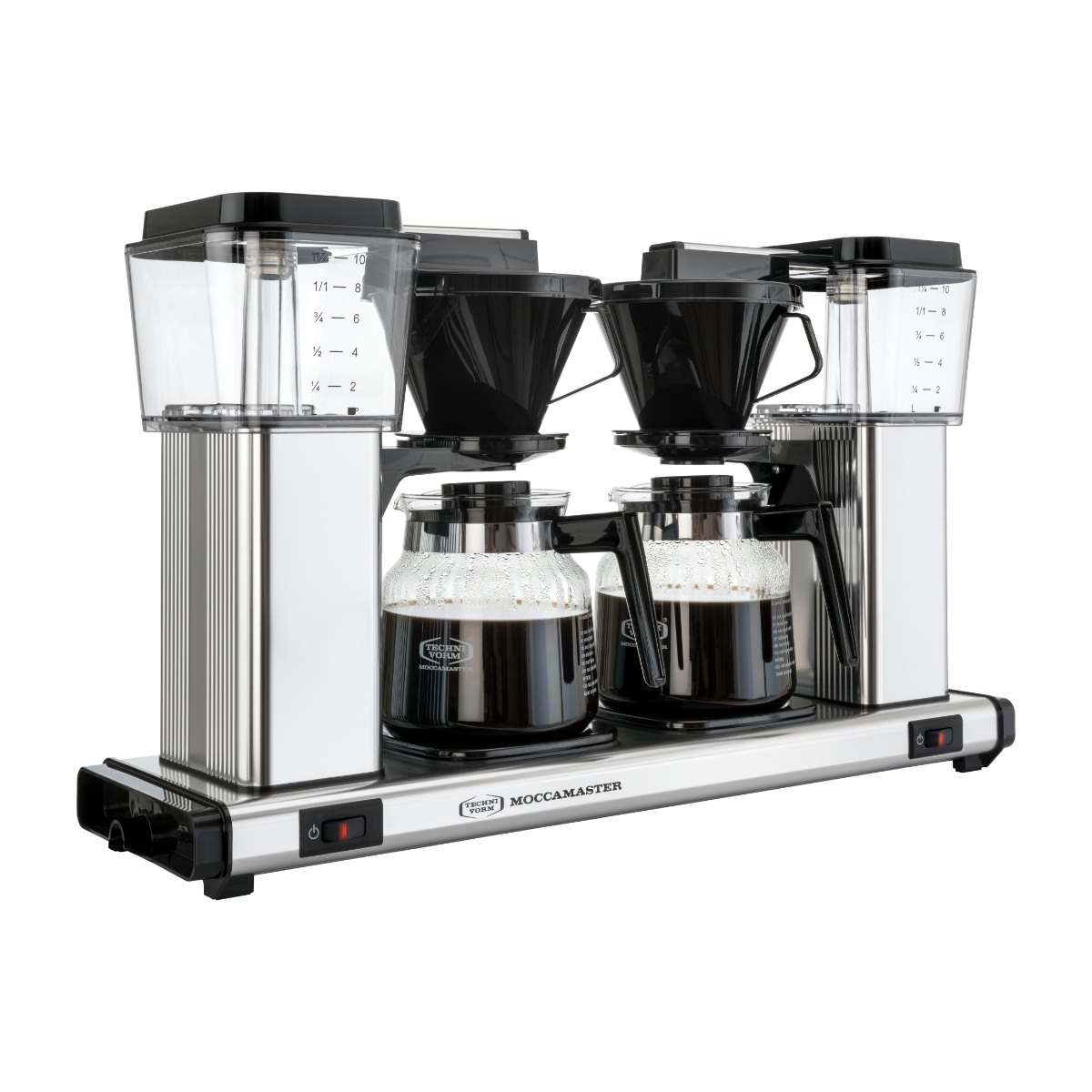 Moccamaster Manual Double kaffemaskine, Silver