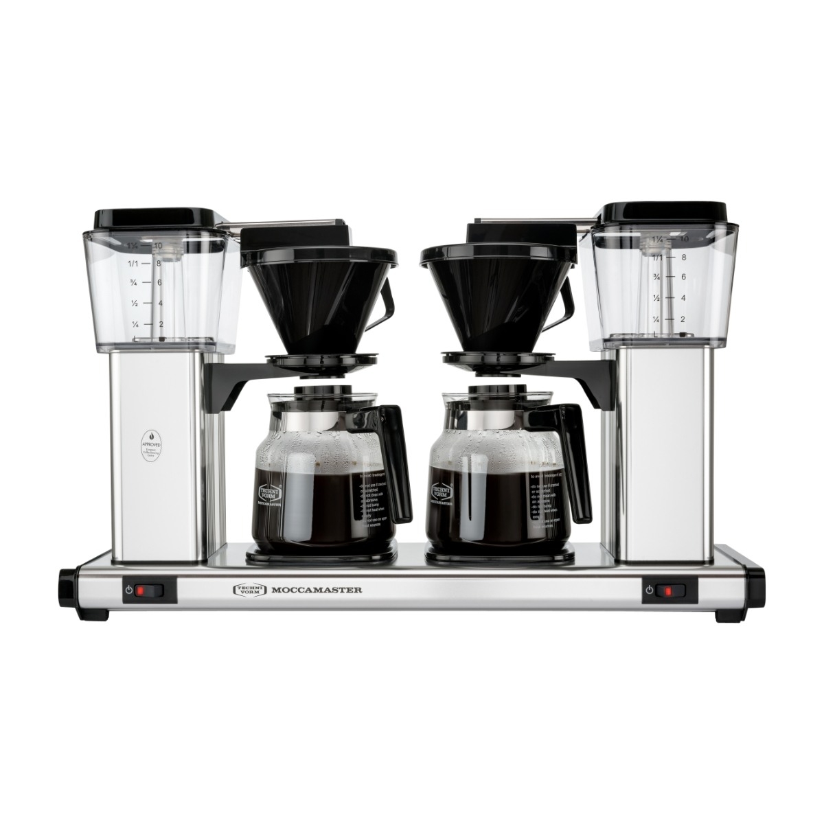 Moccamaster Manual Double kaffemaskine, Silver