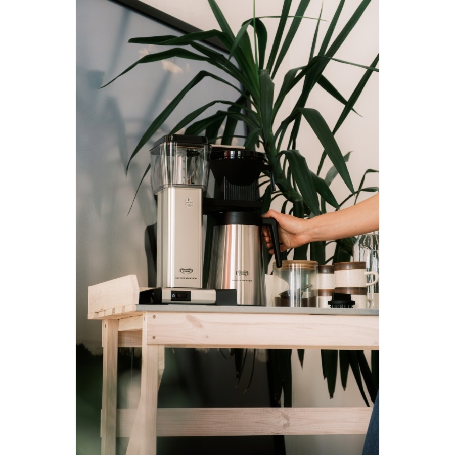 Moccamaster Automatic Thermo kaffemaskine, Polished Silver billede 6