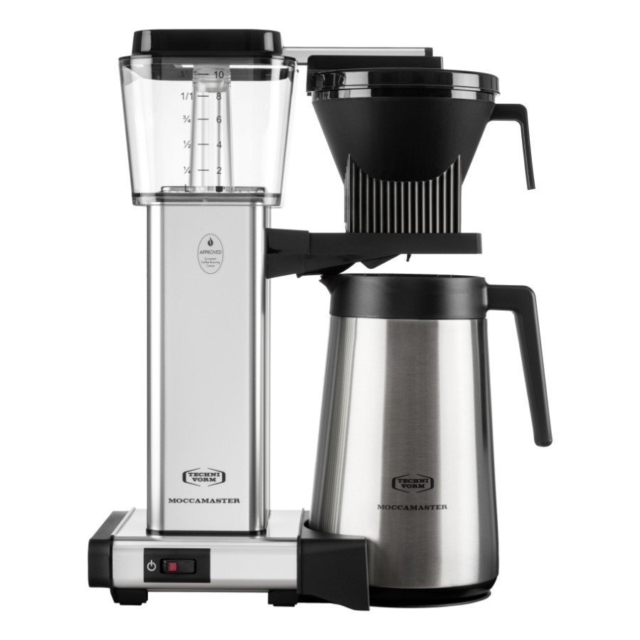 Moccamaster Automatic Thermo kaffemaskine, Polished Silver billede 3