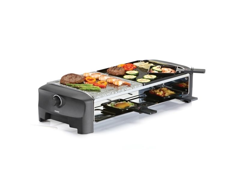 Princess 162820, 8 person(er), Sort, Rektangulær, Aluminium / sten, 210 x 210 mm, Dreje billede 2