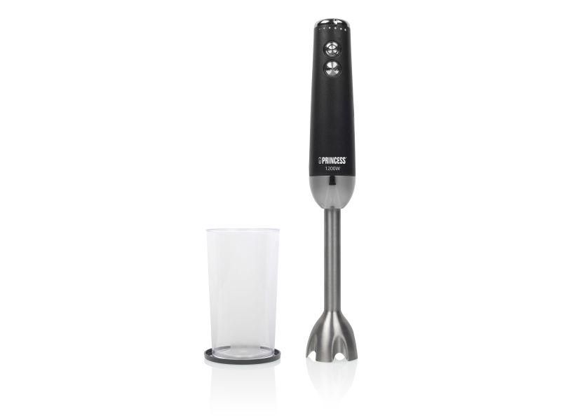 Princess 221229, Nedsænkning blender, 0,7 L, 1 m, 1200 W, Sort, Rustfrit stål billede 1