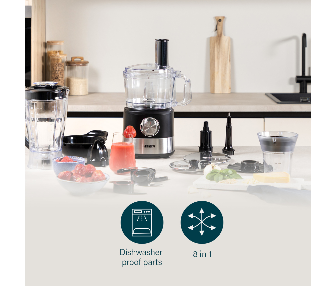 Princess 221054 Food Processor Foodprocessor billede 3