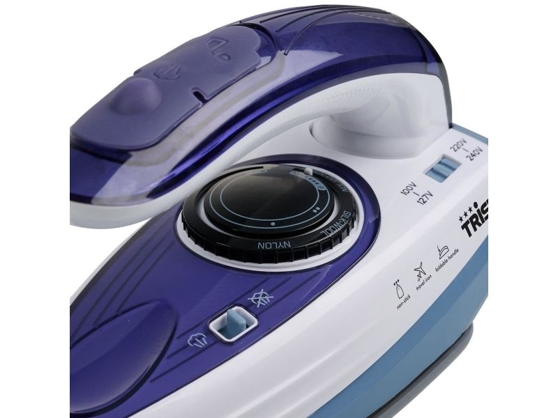 Tristar ST-8152, Dampstrygejern, Keramisk strygesål, 1,9 m, 15 g/min, Blå, 0,06 L billede 4