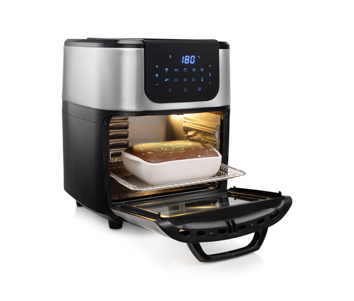 Nova Airfryer Oven Deluxe  Airfryer - Farve:  Sort, Rustfrit Stål billede 9