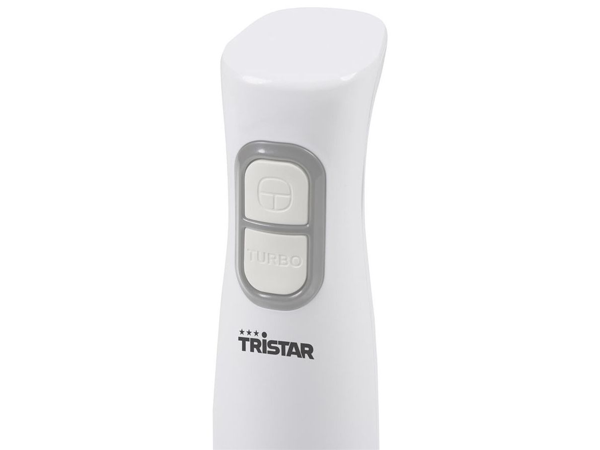 Tristar MX-4851, Nedsænkning blender, 0,7 L, Impulsfunktion, 1 m, 350 W, Hvid billede 2