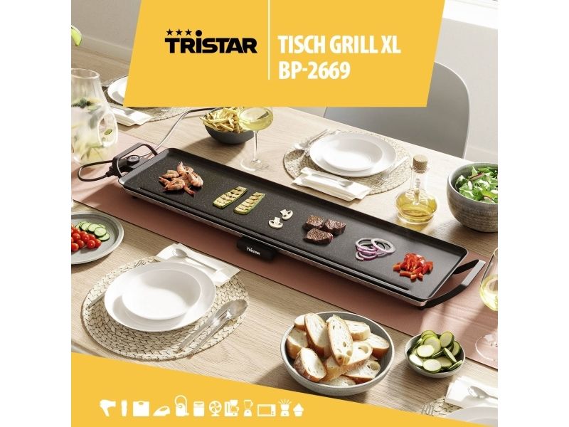 Tristar BP-2669 Teppanyaki Stegepande XL 90x23cm