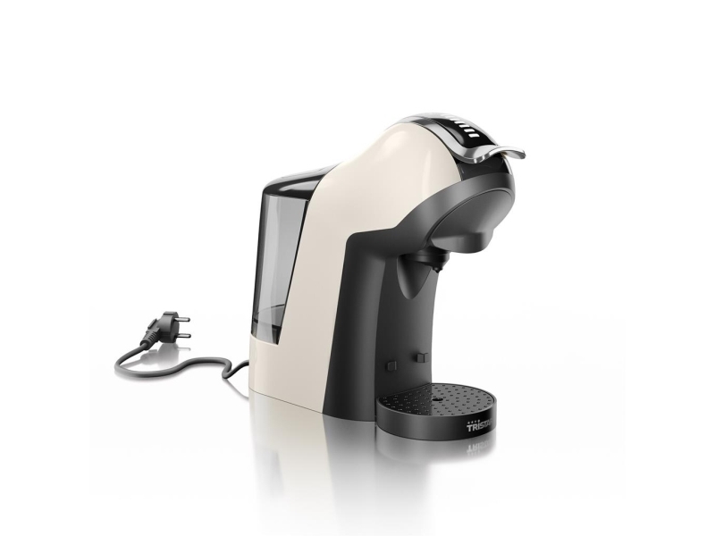 Tristar CM-2301, Cushion-fed kaffemaskine, 1 l, Kaffekapsler, 1400 W, Cremefarvet