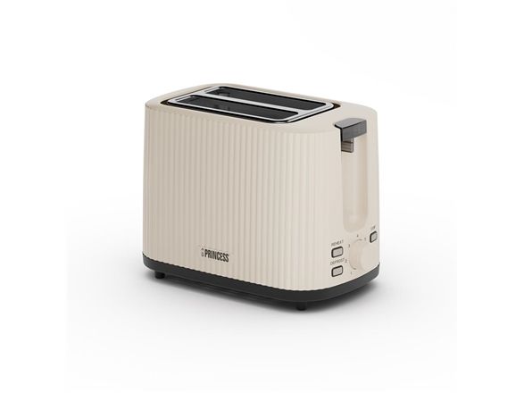 Princess Wave - Brødrister - 2 skive - 2 Holdere - beige