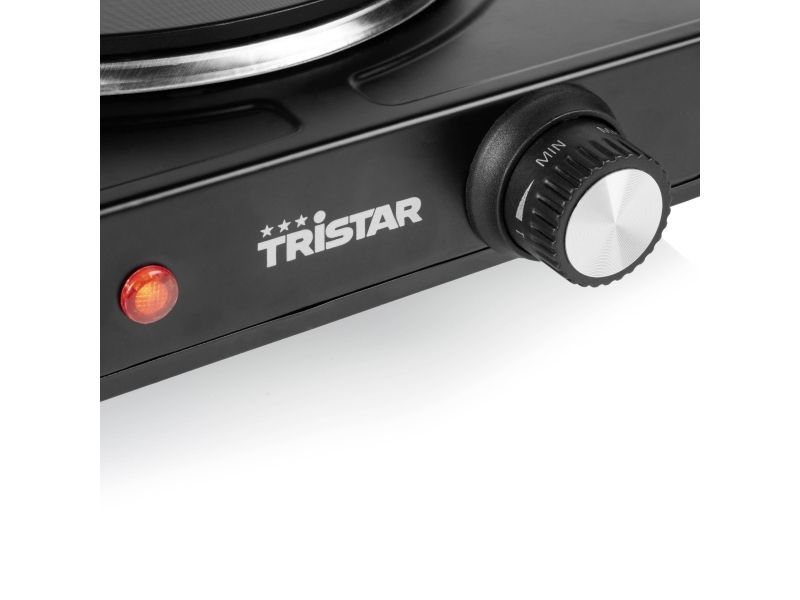 Tristar KP-6151, Sort, Bordplade, 18.5 cm, Forseglet plade, 1 zone(s), 1 zone(s)