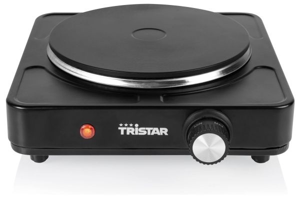 Tristar KP-6151, Sort, Bordplade, 18.5 cm, Forseglet plade, 1 zone(s), 1 zone(s)
