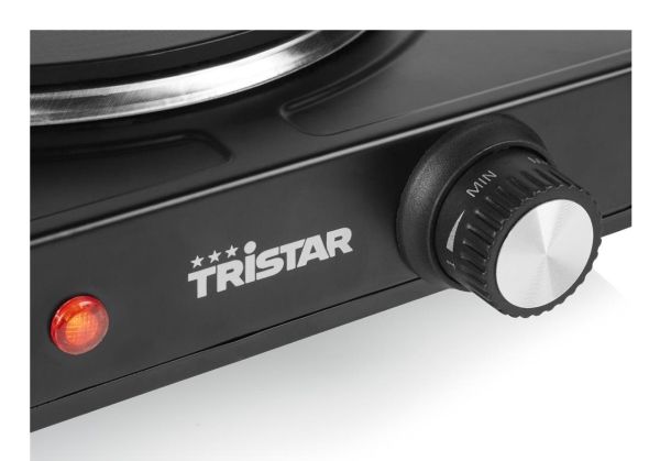 Tristar KP-6151, Sort, Bordplade, 18.5 cm, Forseglet plade, 1 zone(s), 1 zone(s)