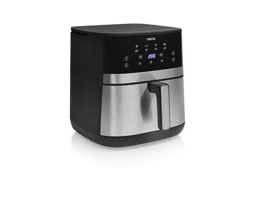Princess 182474, Varmluftsteger, 7 L, 80 °C, 200 °C, Enkelt, Sort, Rustfrit stål