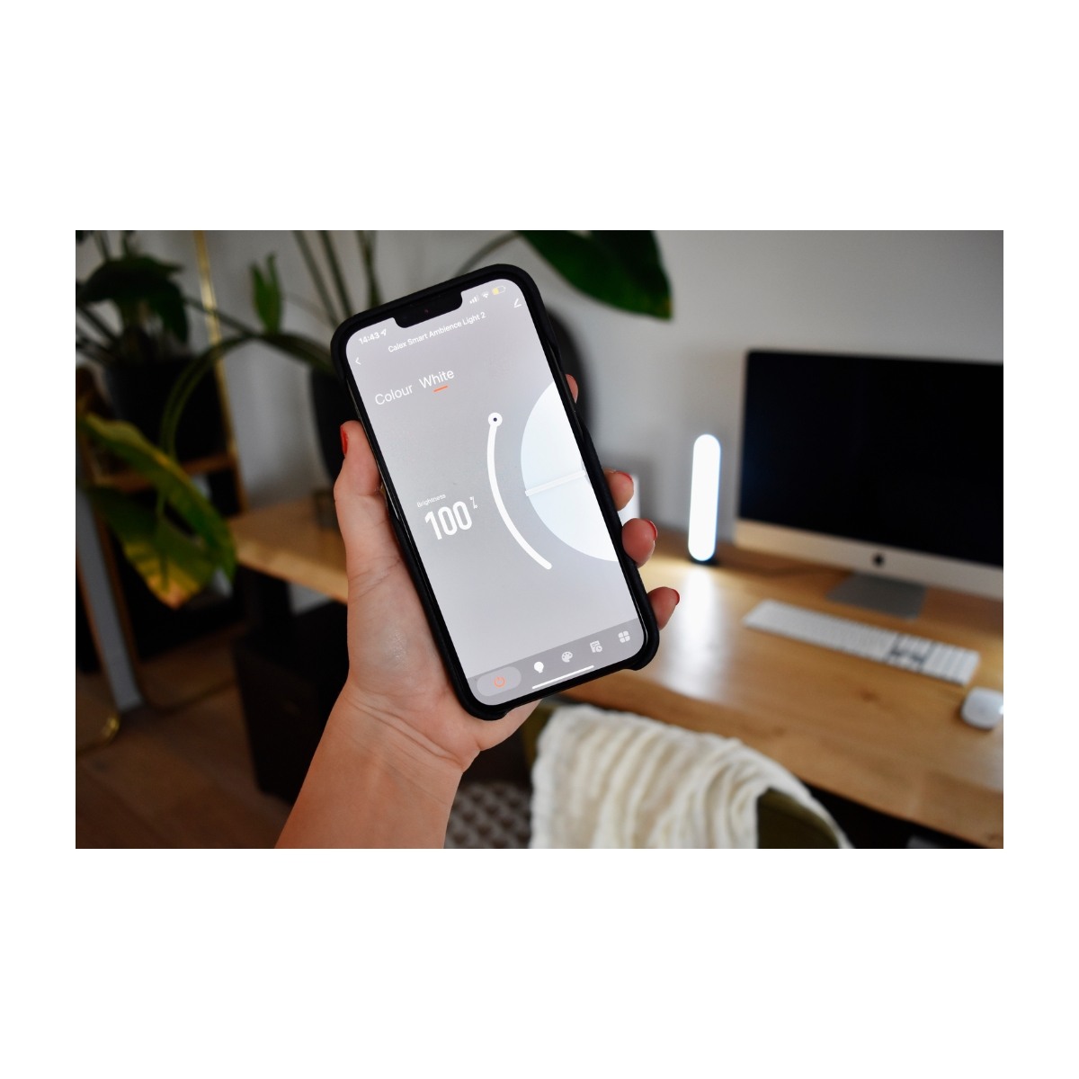 Calex Smart Ambient Light bordlampe RGB + cct billede 4