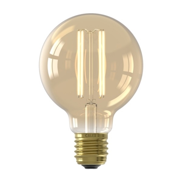 Calex Globe E27 G80 3,5W 2100K LED pære billede 2