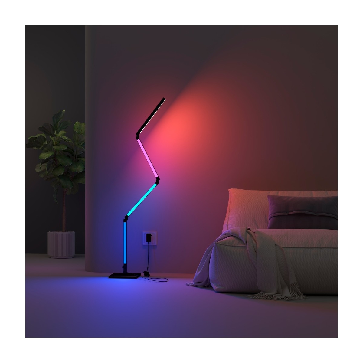 Calex Smart Foldbar, gulvlampe RGBW billede 3