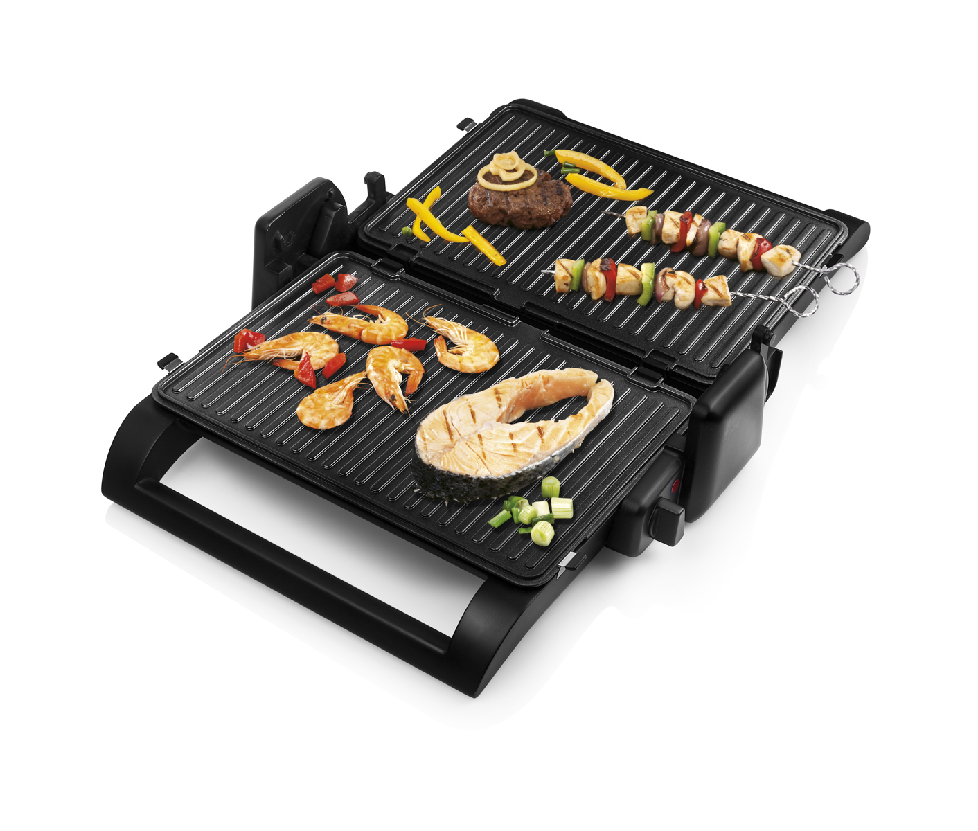 Princess Bordsgrill-2/p Multi Snack4­ In 1 Toastmaskine billede 2