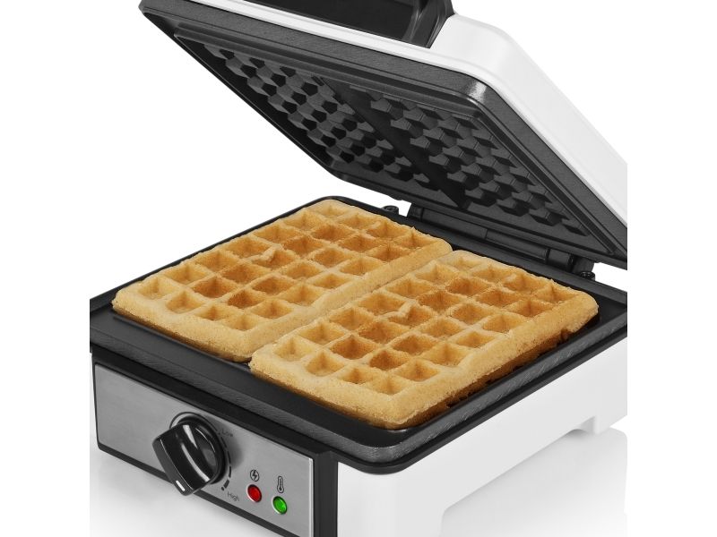 Princess 132397, 2 vaffel/vafler, Rektangulær, Sort, Rustfrit stål, Hvid, 220 °C, 1200 W, 230 V