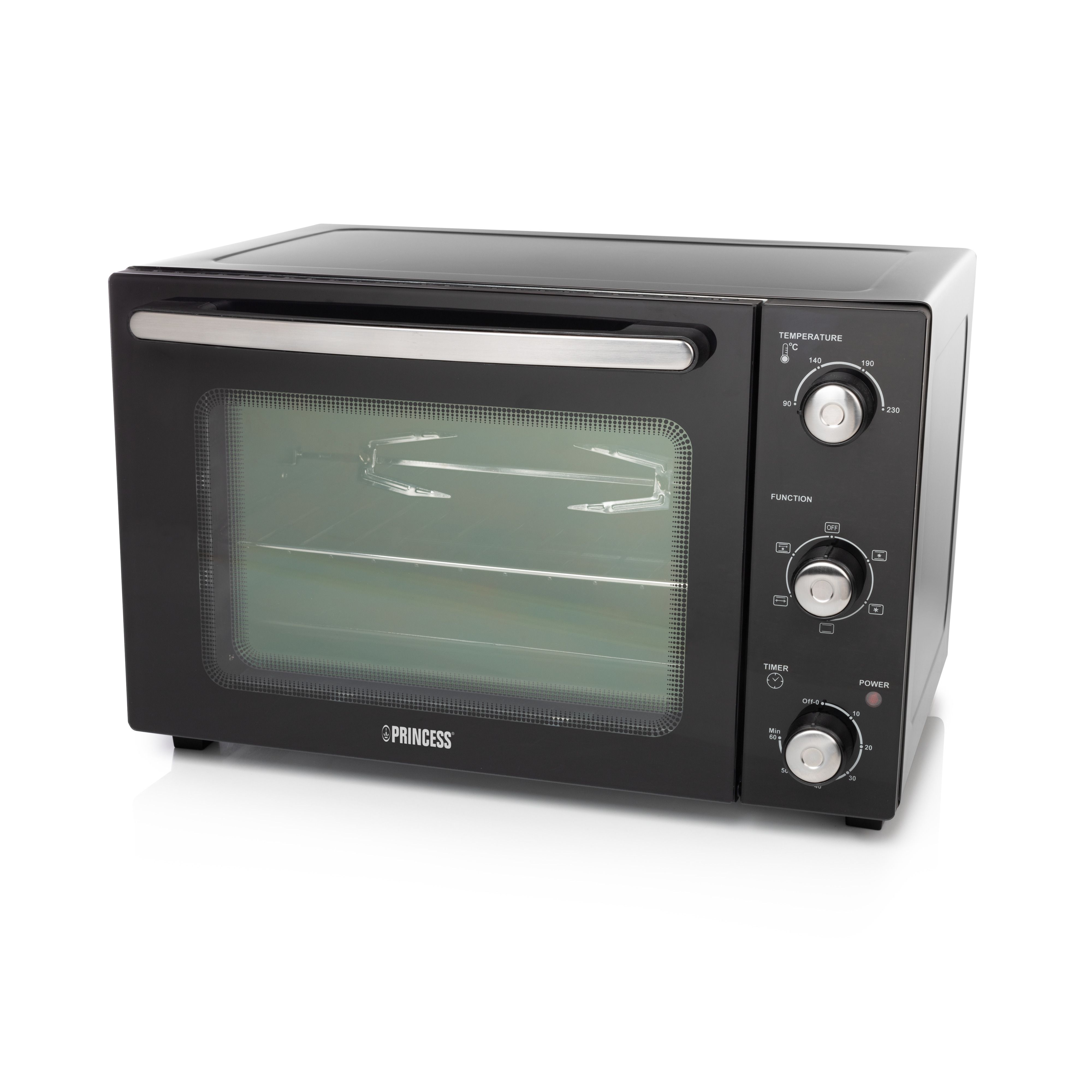 Princess 112751, 32 L, Sort, Dreje, 90 - 230 °C, Rustfrit stål, Mekanisk billede 2