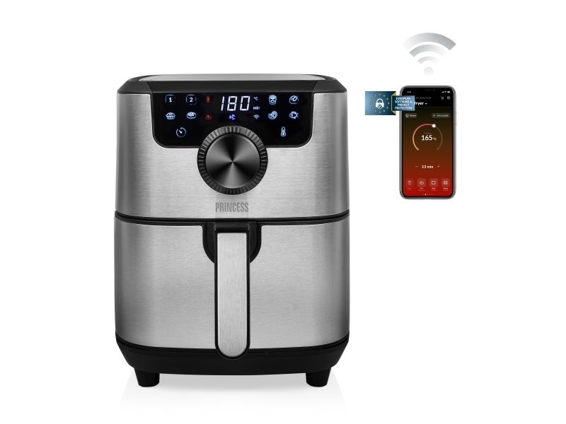 Princess 182037, Varmluftsteger, 4,5 L, 1,2 kg, 80 °C, 200 °C, 7 person(er)