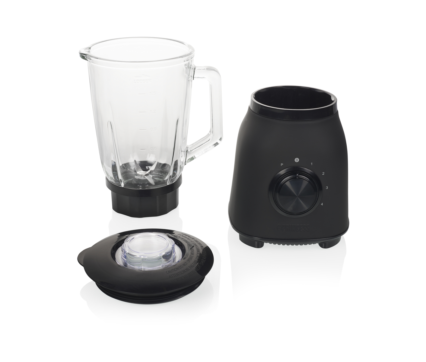 Princess Blender Black Steel  Blender - Farve:  Sort billede 3