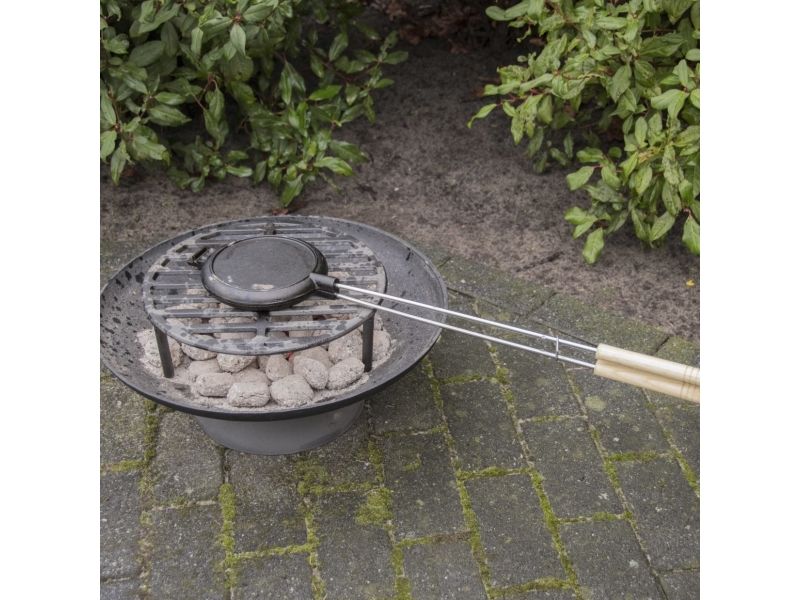 Esschert Design Waffeleisen, 2 vaffel/vafler, Rektangulær, Sort, Metal, 175 mm, 53 mm