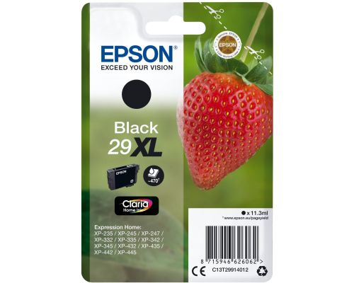 Epson Black Inkjet Cartridge No.29XL blækpatron billede 1