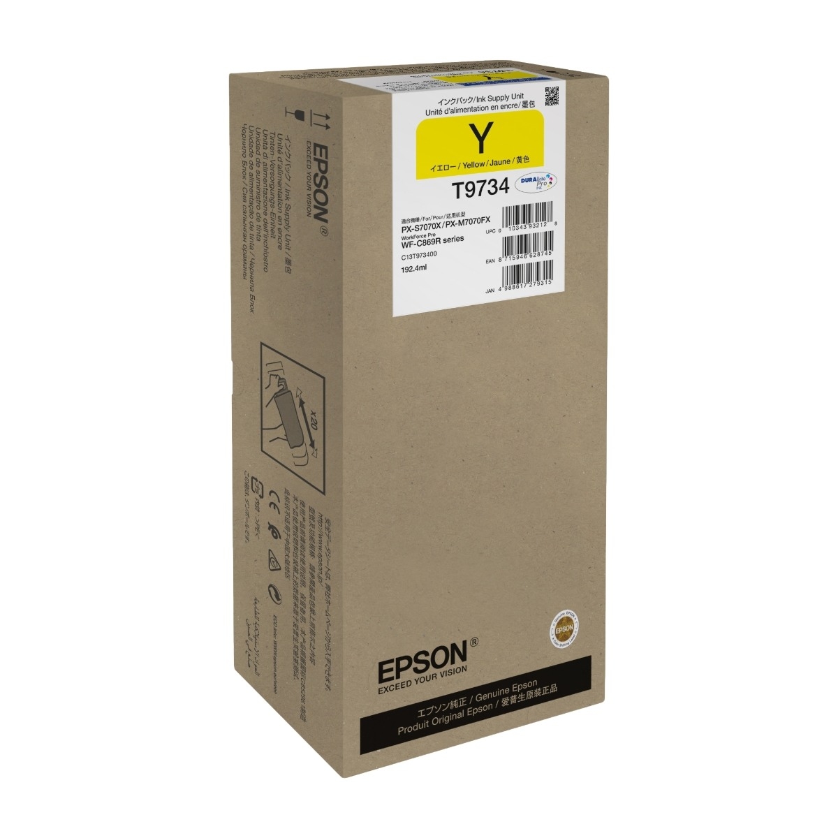 Epson WF-C869R, gul blækpatron xl billede 1