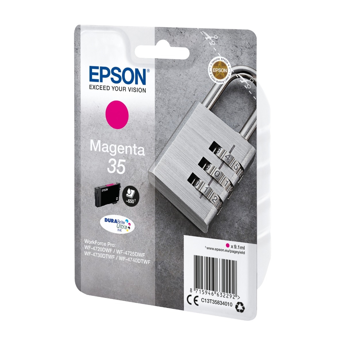 Epson T3583, magenta blækpatron billede 2
