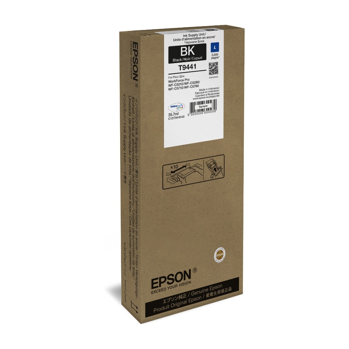 Epson C13T944140 blækpatron 1 stk Original, sort billede 2